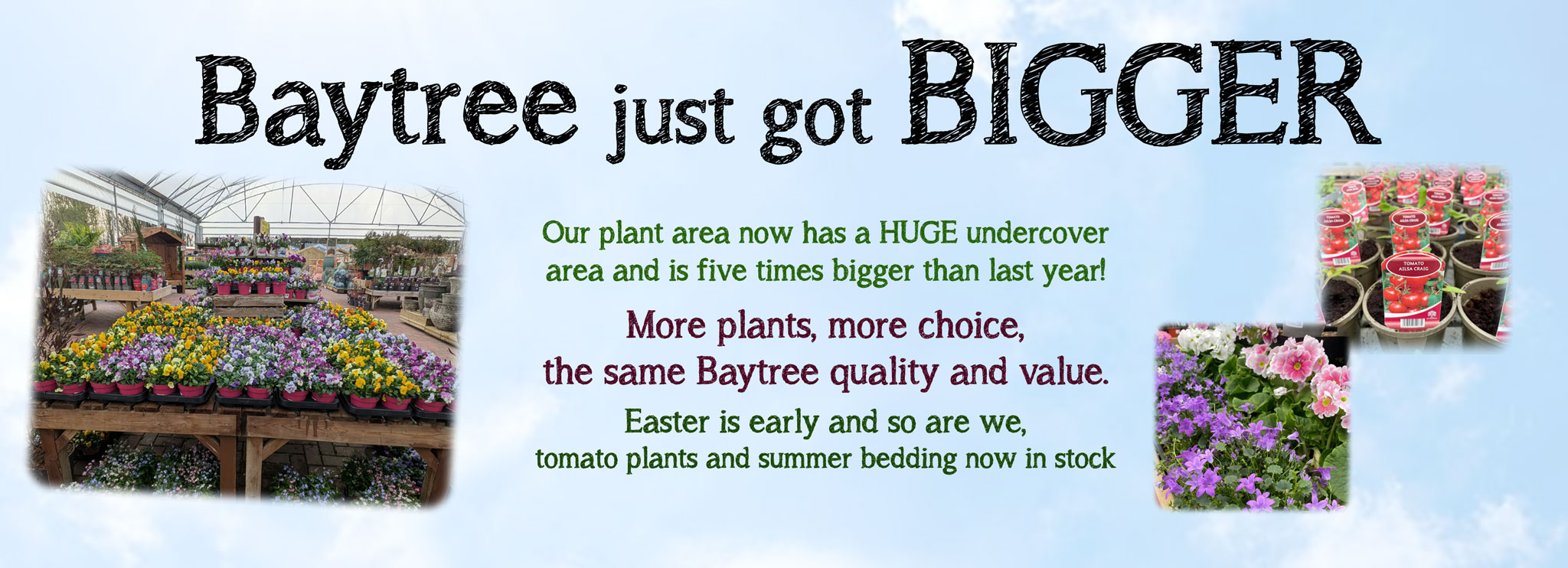 Baytree Garden Centre Banner 1