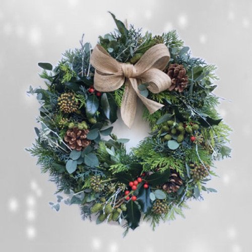 Christmas Wreath Making Workshop 10am Wednesday 25th November